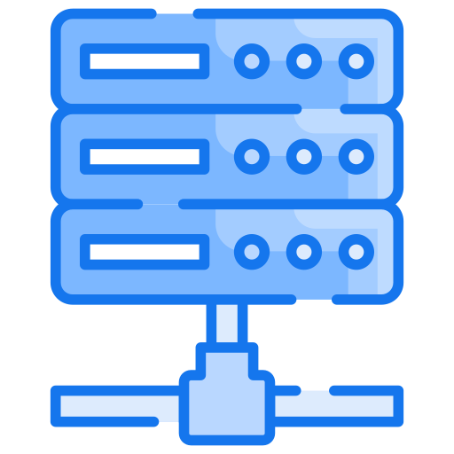 serwer sieciowy Generic Blue ikona