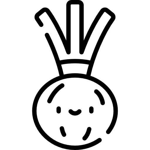 양파 Kawaii Lineal icon