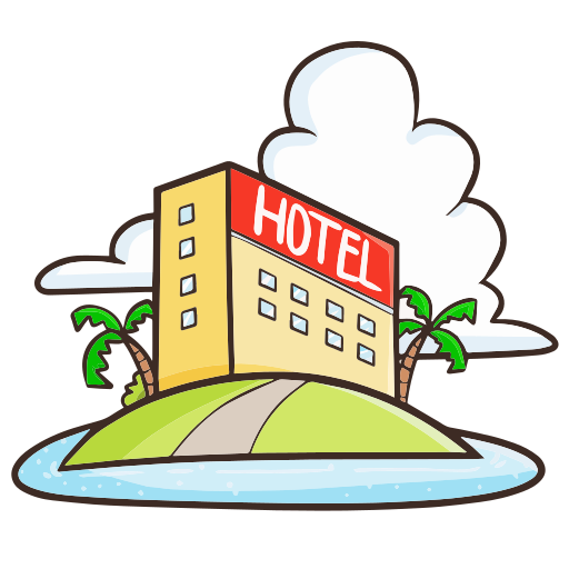 hotel Generic Hand Drawn Color icona