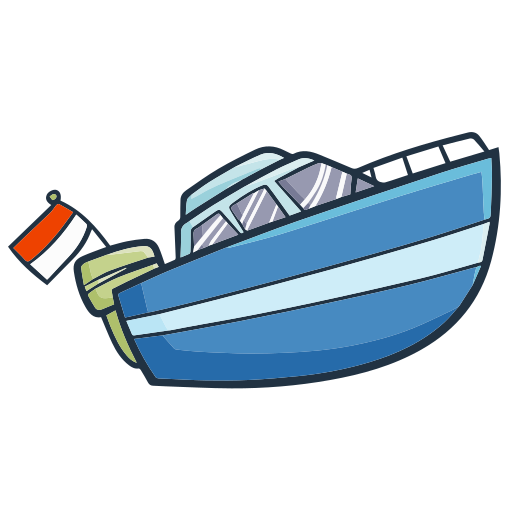 Яхта Generic Hand Drawn Color иконка