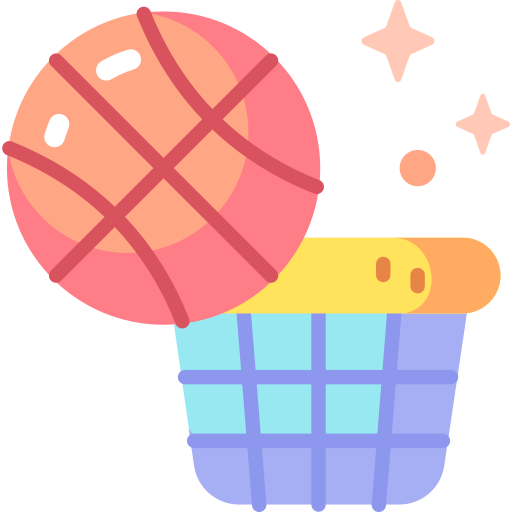 basketbal Special Candy Flat icoon