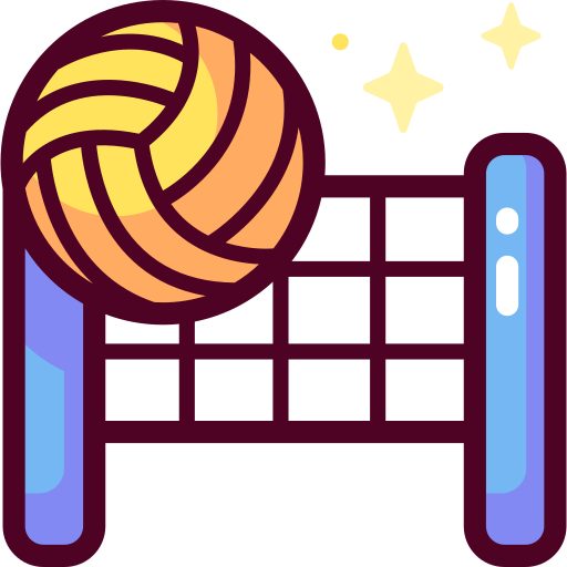 Volleyball Special Candy Lineal color icon