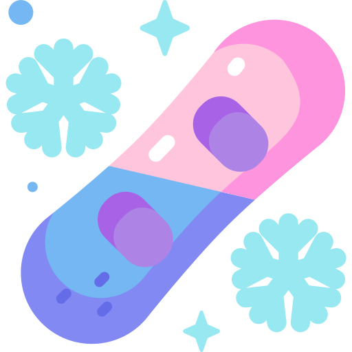 snowboard Special Candy Flat icon