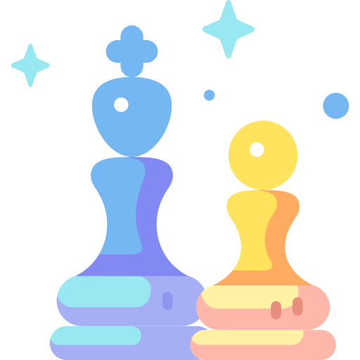 schaken Special Candy Flat icoon