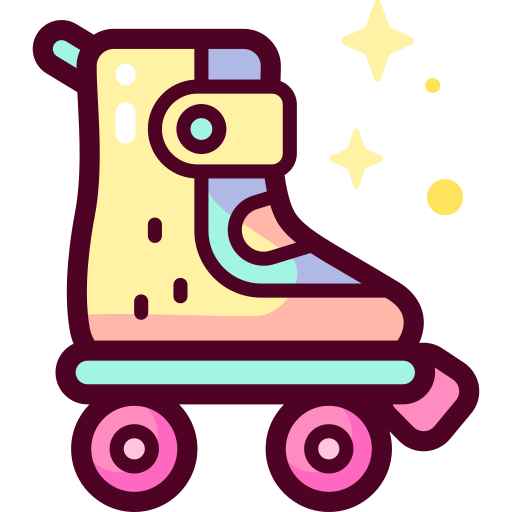 Roller skate Special Candy Lineal color icon