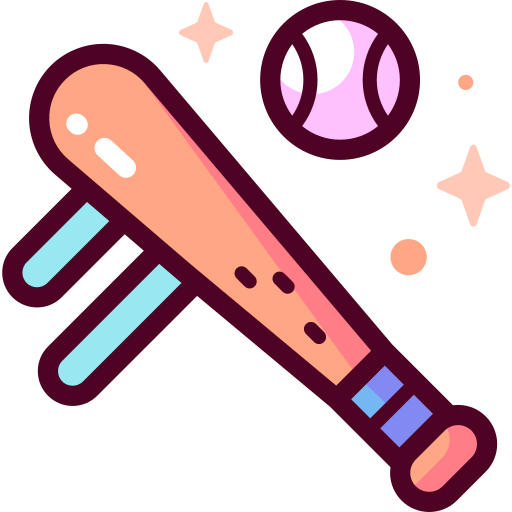 béisbol Special Candy Lineal color icono