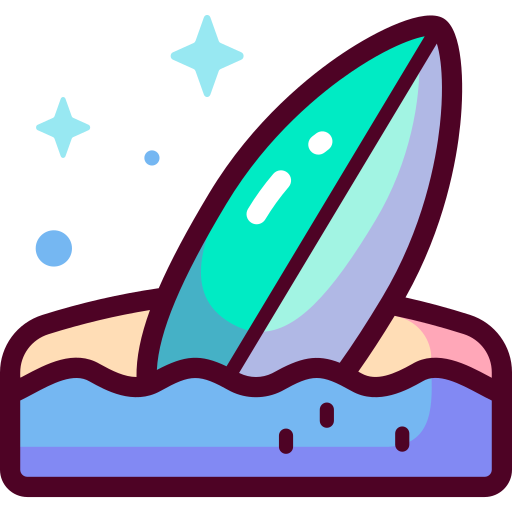 서핑 Special Candy Lineal color icon
