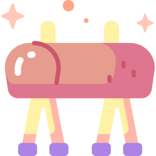 Pommel horse Special Candy Flat icon