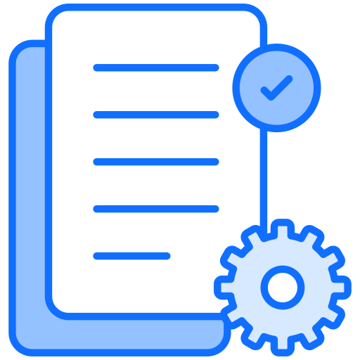 Files and folder Generic Blue icon