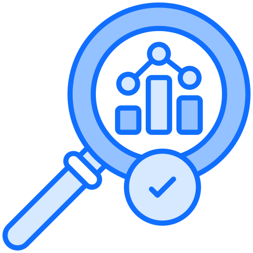 Data analysis Generic Blue icon