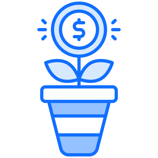 Profit Generic Blue icon