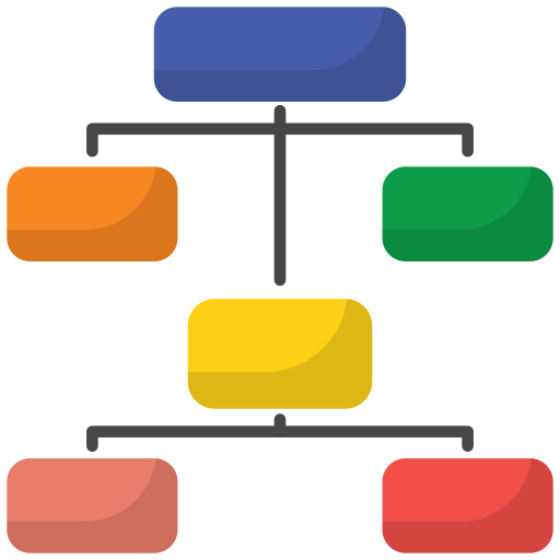 Блок-схема Generic Flat иконка