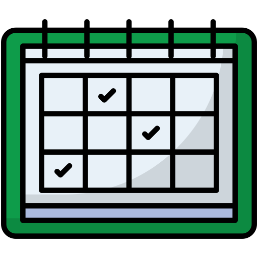 Schedule Generic Outline Color icon