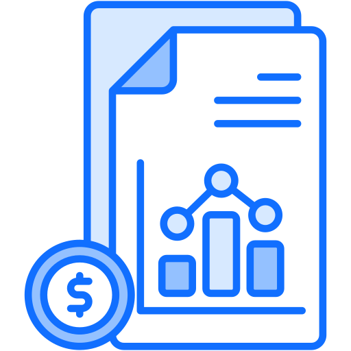 Financial Generic Blue icon