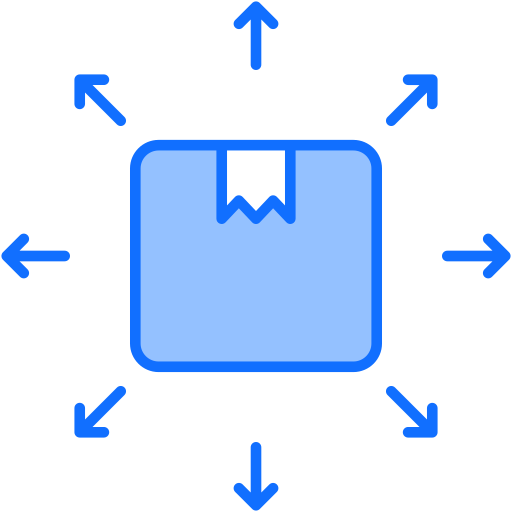 verteilung Generic Blue icon