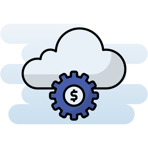Cloud service Generic Rounded Shapes icon