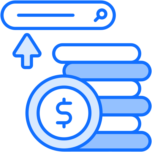 pay-per-click Generic Blue icon