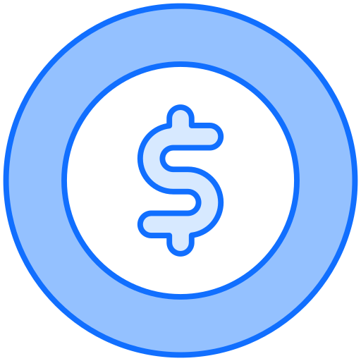 moneta Generic Blue ikona