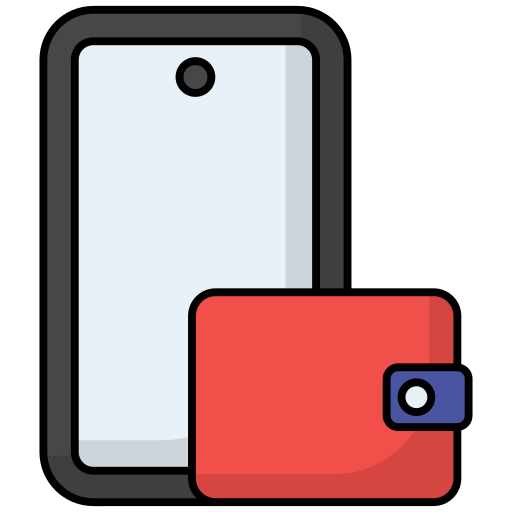 portafoglio digitale Generic Outline Color icona