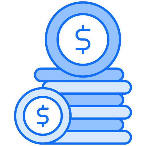 munteenheid Generic Blue icoon