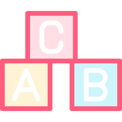 alfabeto Detailed color Lineal color Ícone