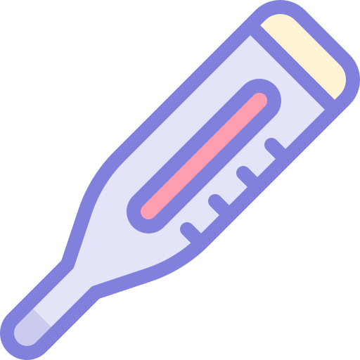 thermometer Detailed color Lineal color icon