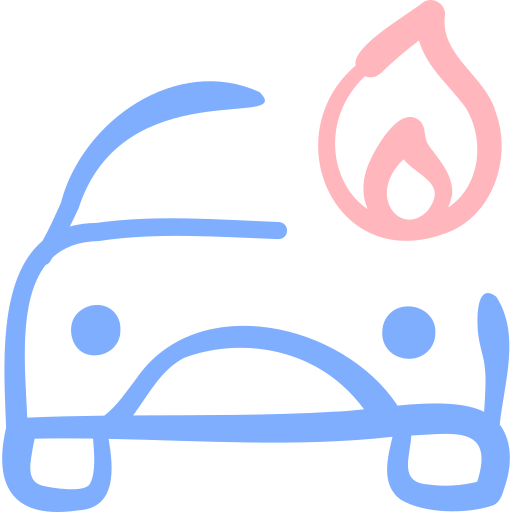 車 Basic Hand Drawn Color icon