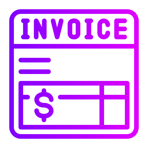 Invoice Generic Gradient icon