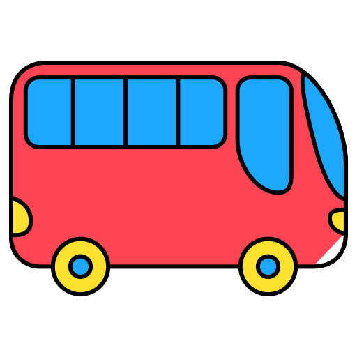 Ônibus Generic Outline Color Ícone