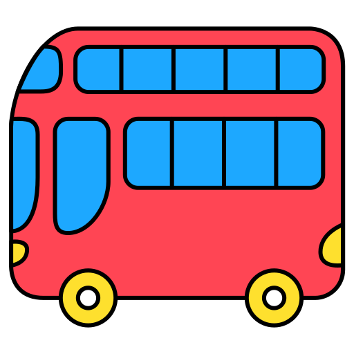 観光バス Generic Outline Color icon