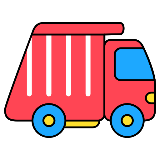 Garbage truck Generic Outline Color icon