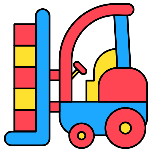 chariot élévateur Generic Outline Color Icône