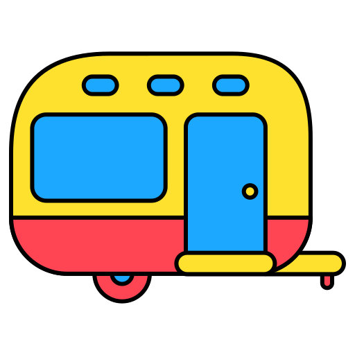 autocaravana Generic Outline Color icono