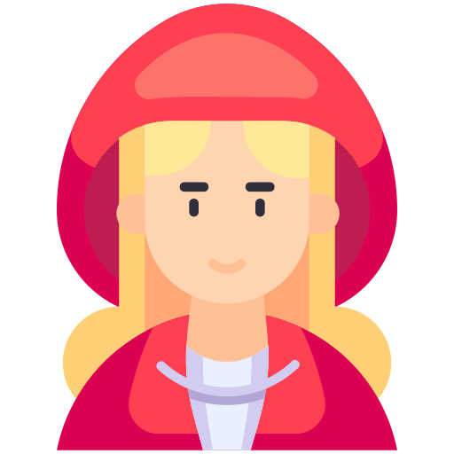 Little red riding hood Generic Flat icon
