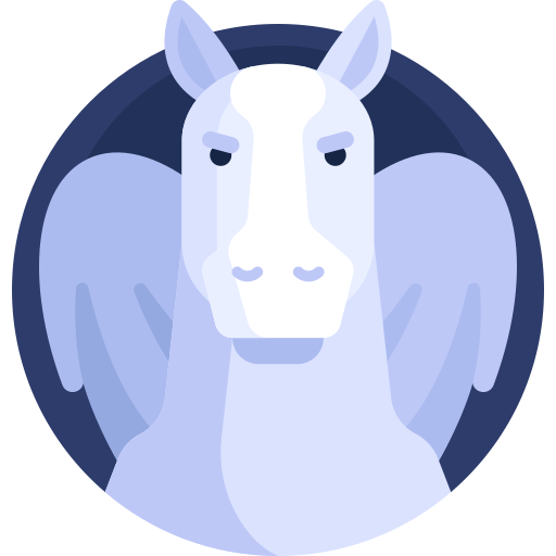 Pegasus Detailed Flat Circular Flat icon