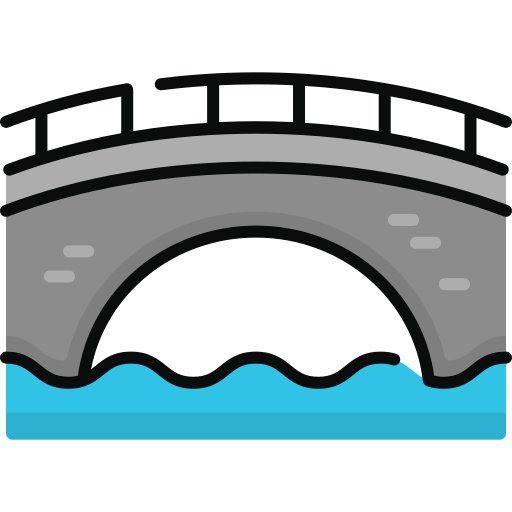 Bridge Generic Outline Color icon