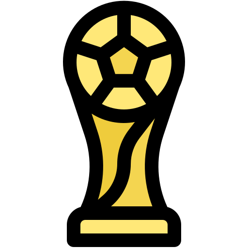 copa de futbol Generic Outline Color icono