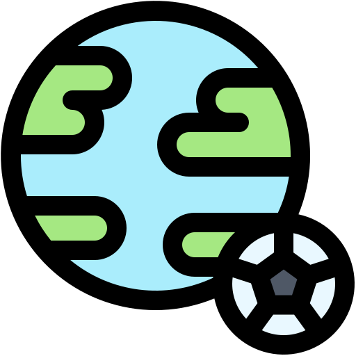 World cup Generic Outline Color icon