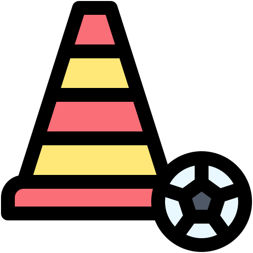 futebol Generic Outline Color Ícone