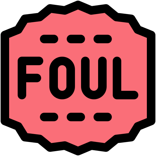 foul Generic Outline Color icon