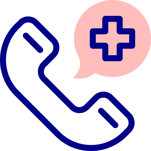 Emergency call Detailed Mixed Lineal color icon