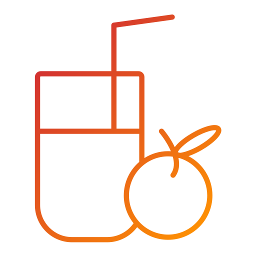 Orange juice Generic Gradient icon
