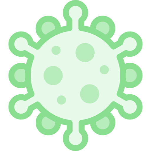 vírus Detailed color Lineal color Ícone