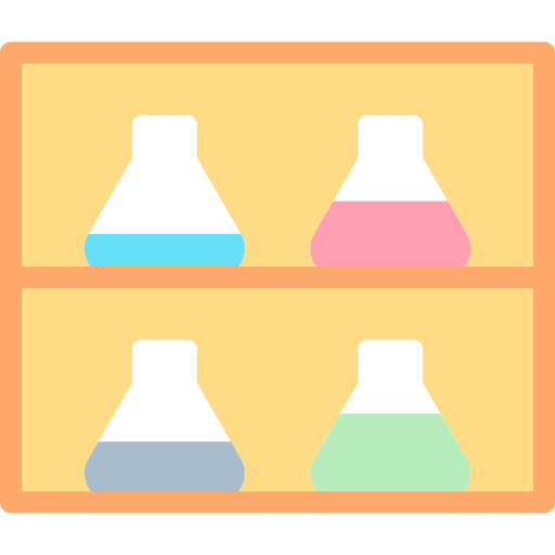 インキュベータ Detailed color Lineal color icon