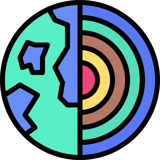 geografia Generic Outline Color ikona