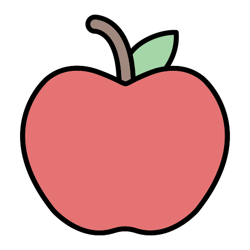 maçã Generic Outline Color Ícone