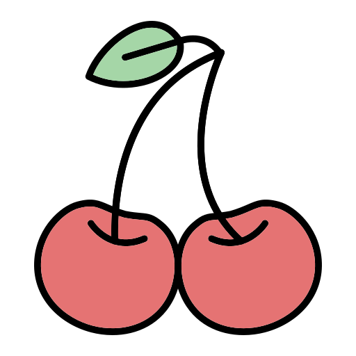 Cherry Generic Outline Color icon