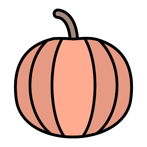 Pumpkin Generic Outline Color icon