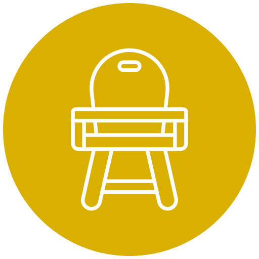 baby stoel Generic Flat icoon