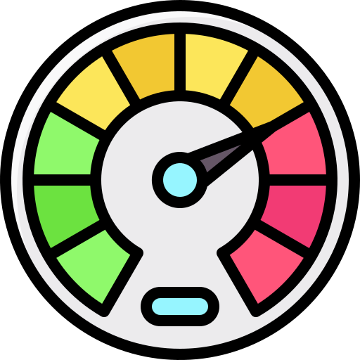 スピードメーター Generic Outline Color icon